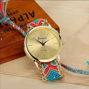 Handmade Quartz Geneva Watch
